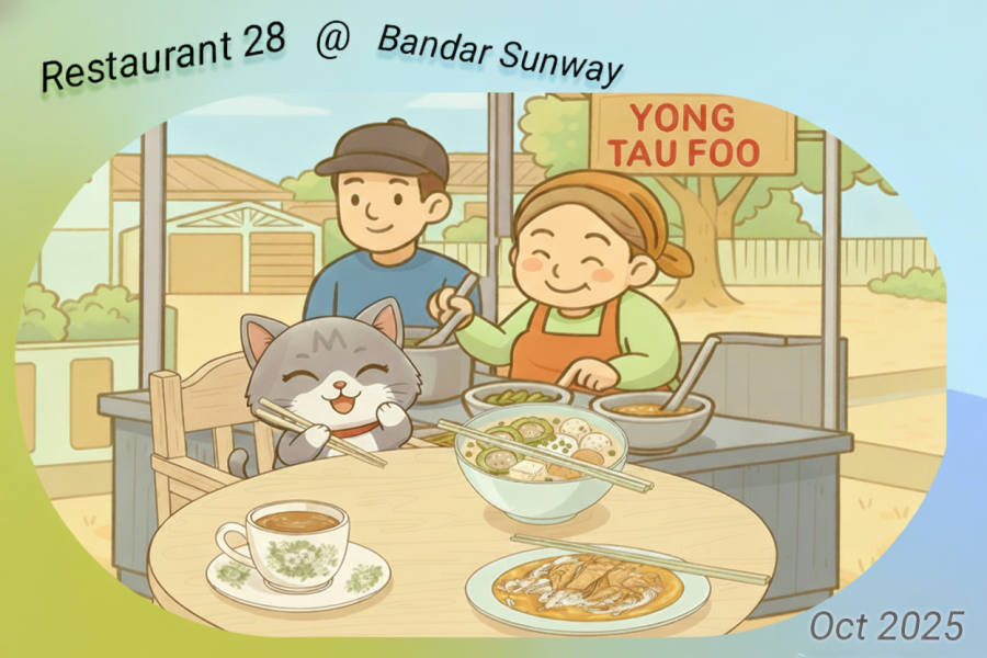 Nothing beats a classic Yong Tau Foo breakfast. 📍 Restaurant 28, Bandar Sunway (Oct 2025)